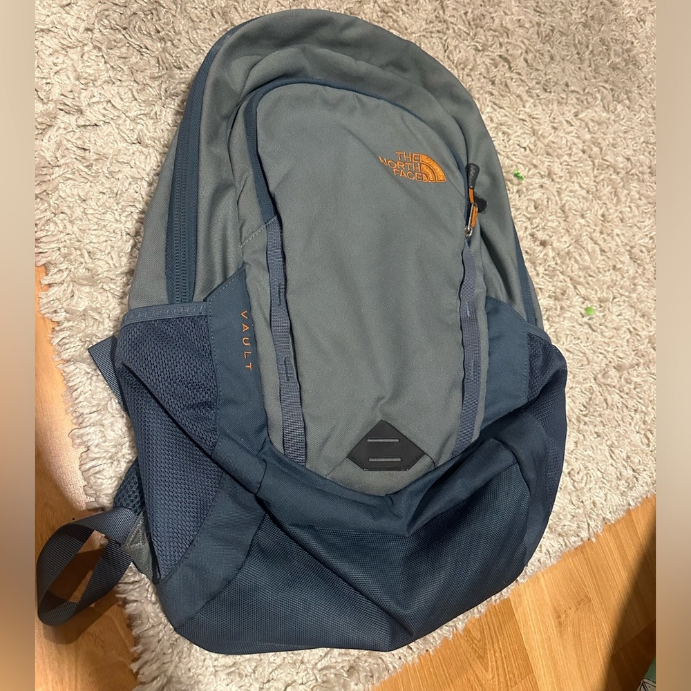 The North Face Gray/Blue Backpack